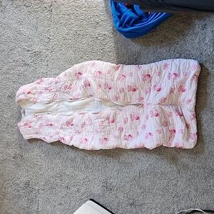 Topomini Pink Mouse Sleep Sack Sz 130 or US 6-7